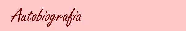 Autobiografía