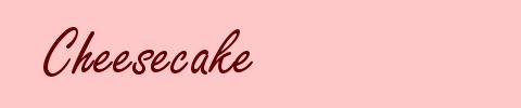 Cheesecake