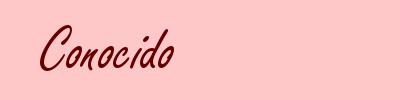 Conocido
