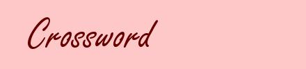 Crossword