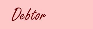 Debtor