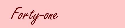 Forty-one