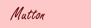 Mutton