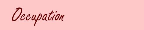 Occupation
