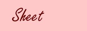 Sheet
