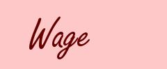 Wage