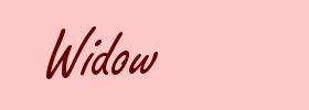 Widow