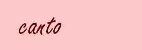 canto