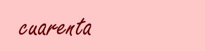 cuarenta