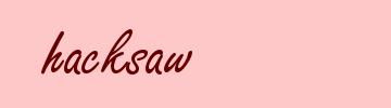 hacksaw
