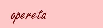 opereta